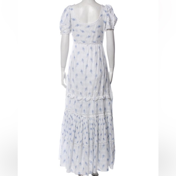 LoveShackFancy Floral Print Long Dress - Picture 3 of 3